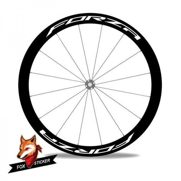 Bicycle Wheels Rim Decal Stickers for 4ZA Forza Disc